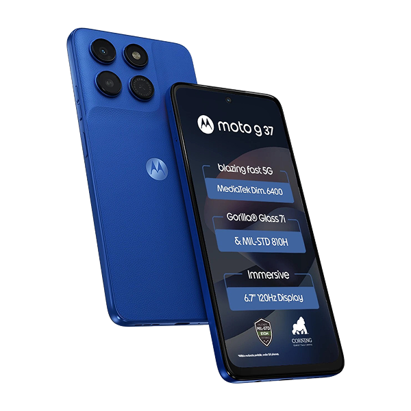 Motorola G37 (Pantone Nautical Blue, 4/64 GB)